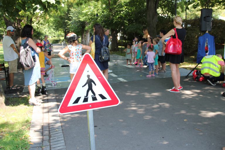 Зона по пътна безопасност в Морската градина на Бургас