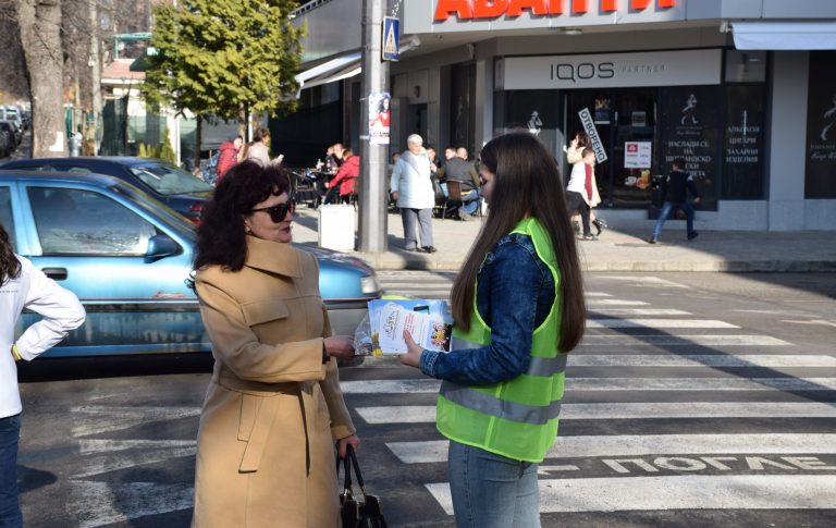 A SARS campaign to improve road safety at three high-risk crossings in Kardzhali