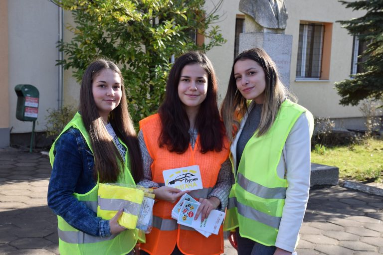 A SARS campaign to improve road safety at three high-risk crossings in Kardzhali