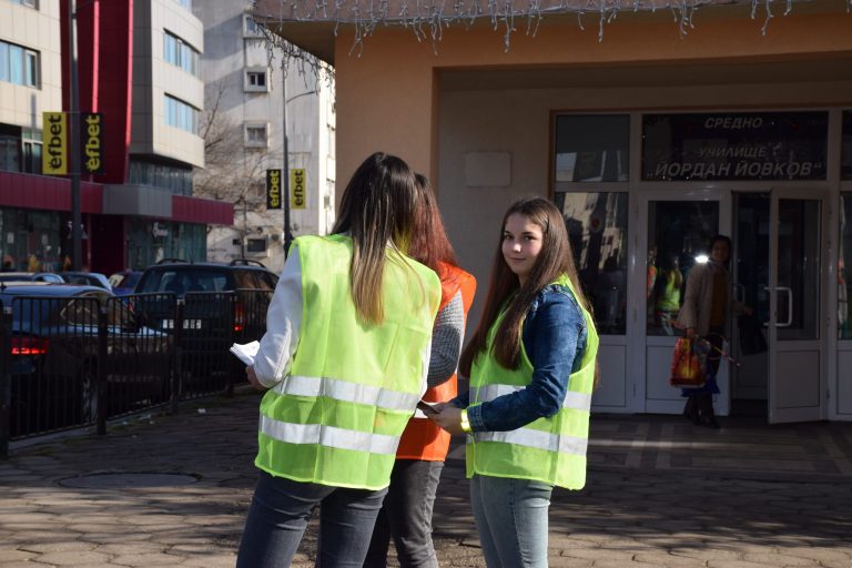 A SARS campaign to improve road safety at three high-risk crossings in Kardzhali