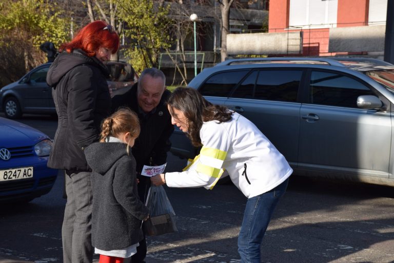 A SARS campaign to improve road safety at three high-risk crossings in Kardzhali