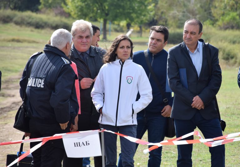 Учение за реакция при мащабно ПТП се проведе в Разград