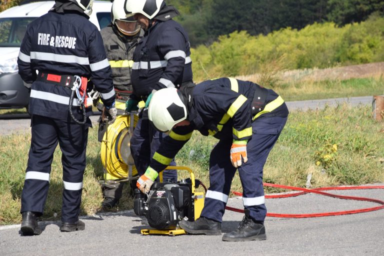 Учение за реакция при мащабно ПТП се проведе в Разград